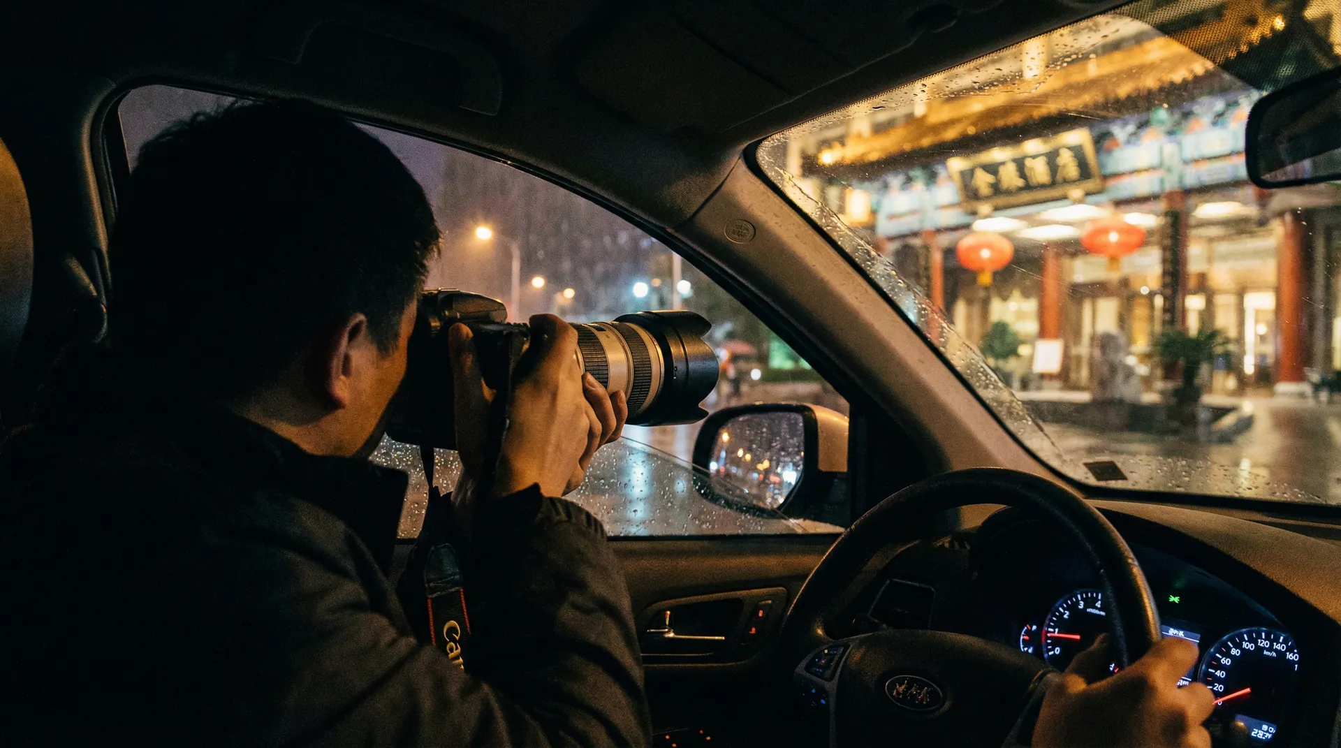 皇冠体育app - 记者深夜跟踪拍摄明星行踪